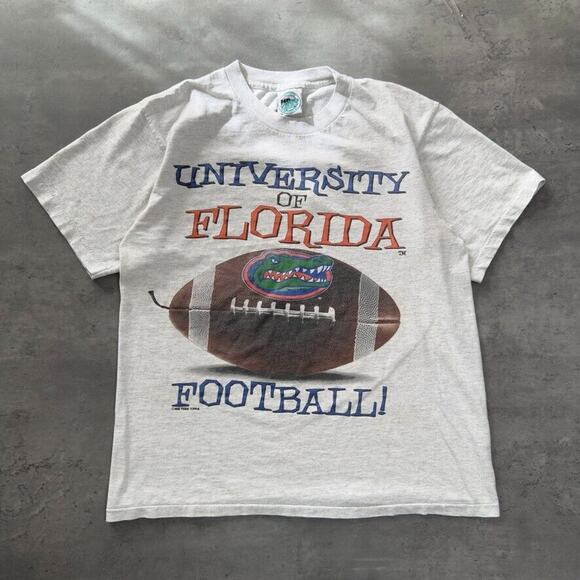 Vtg University of Florida Gators Football Game You Sink Your Teeth Shirt RARE - Picture 1 of 8
